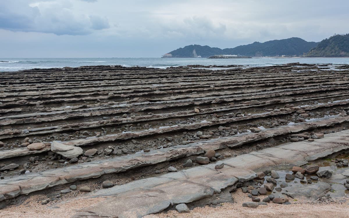 Rock Formations Around Aoshima (“Ogre’s Washboard”)